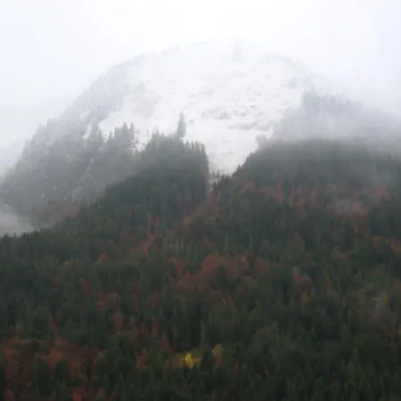 Au Pied Des Pistes, Avec Vue Sur La Montagne アパート *