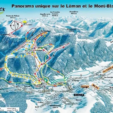 Apartment Au Pied Des Pistes, Avec Vue Sur La Montagne
